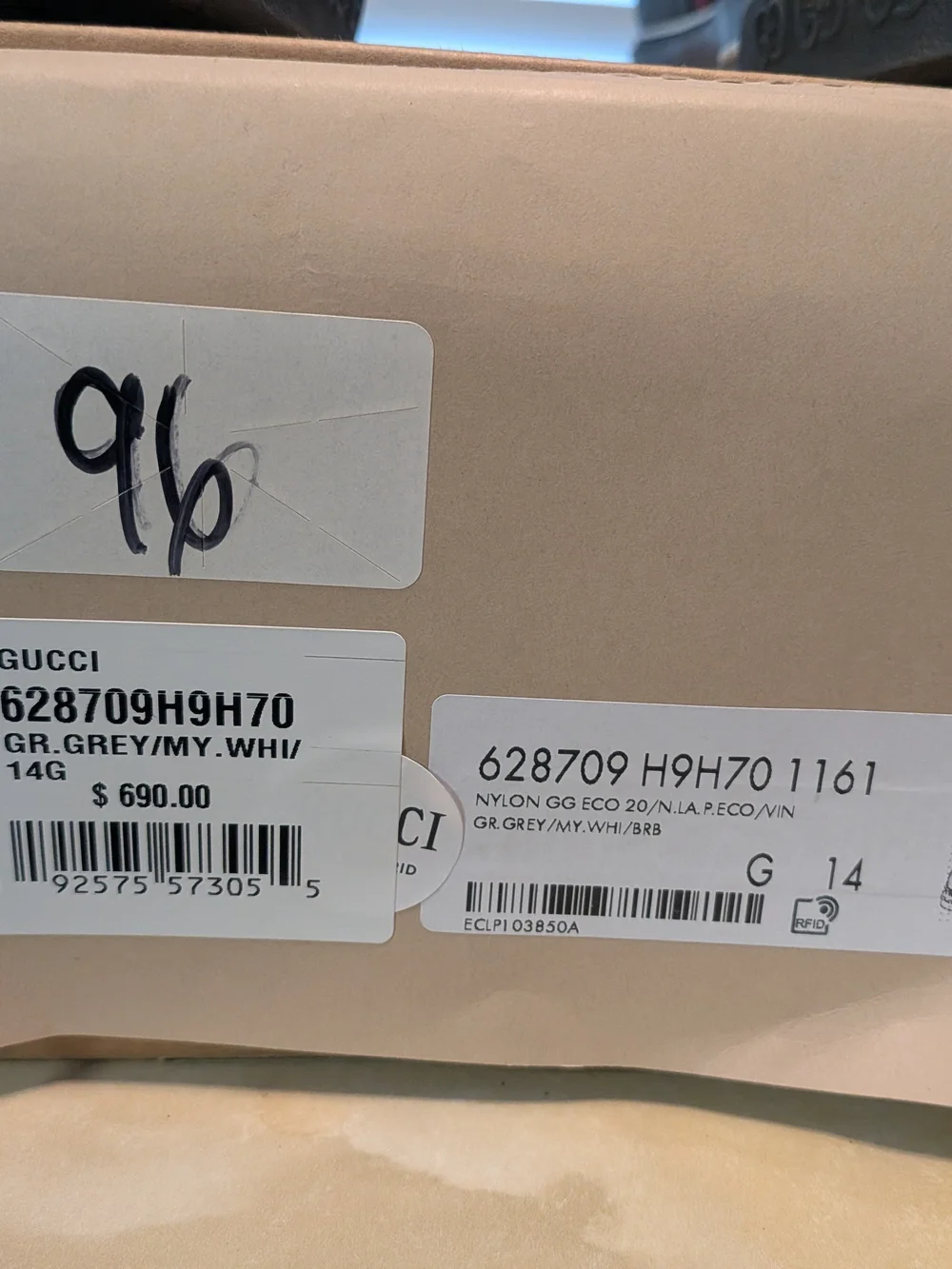 Gucci Men’s Nylon GG Canvas Low-Top Sneakers